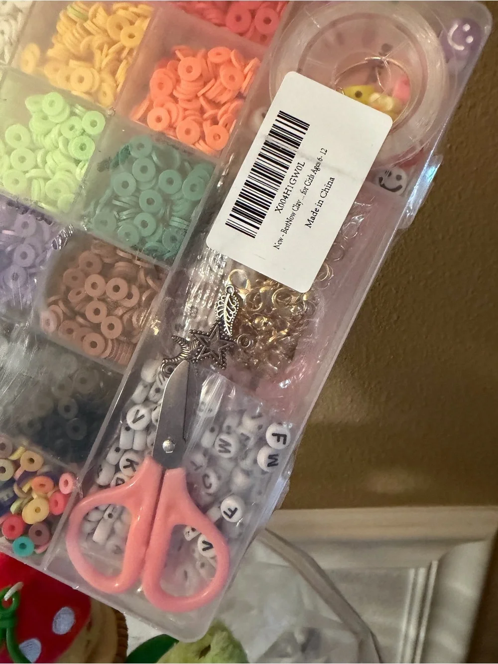 Plushgoals Wawa Toadstool and Prince Frog Plush and a New Jewerly Clay Bead Set